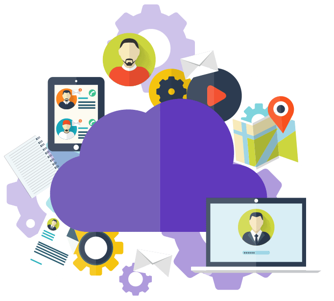 Cloud Technology Infographic Cloud Technology Infographic